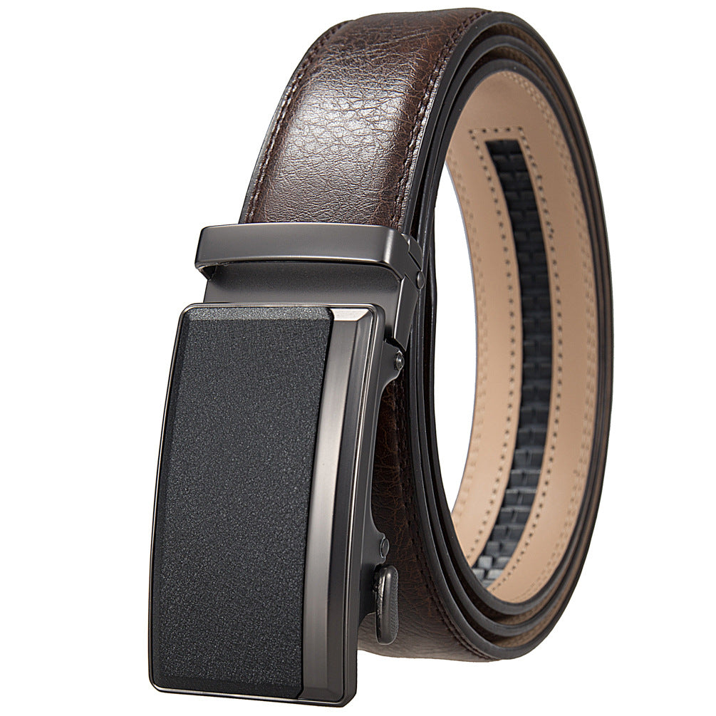 Men's Business Leather Split Leather Belt - cas7m