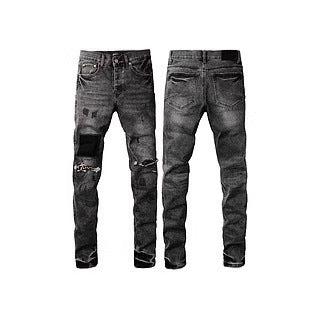High Street Jeans Black Slim Fit Stretch Skinny Men - cas7m