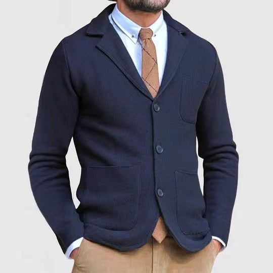 Slim-fitting English Style Casual Formal Wear Suit - cas7m
