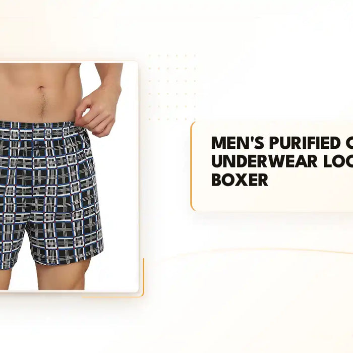 Men's Purified Cotton Underwear Loose Boxer by@Outfy